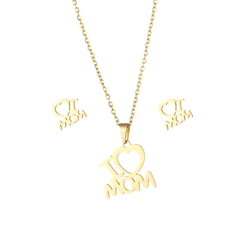 Mother's Day Jewelry Set Stainless steel