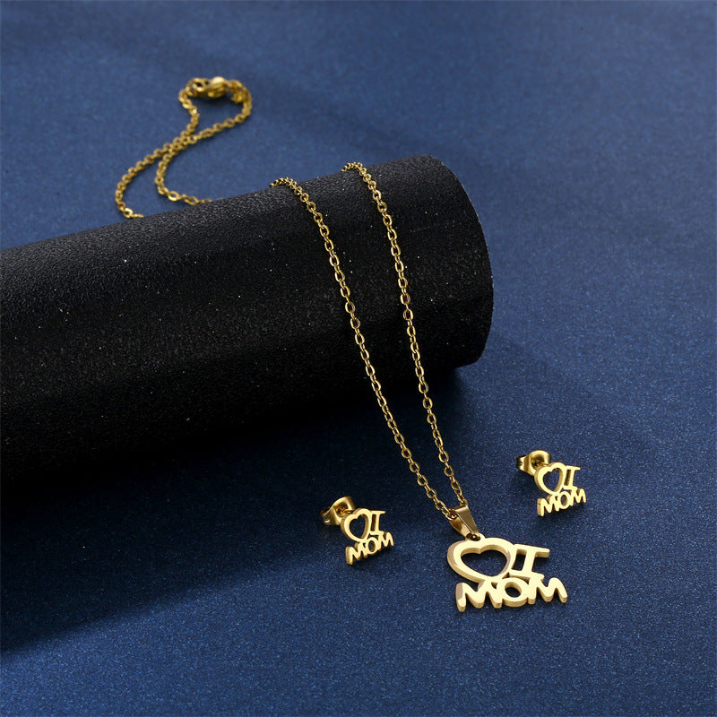 Mother's Day Jewelry Set Stainless steel
