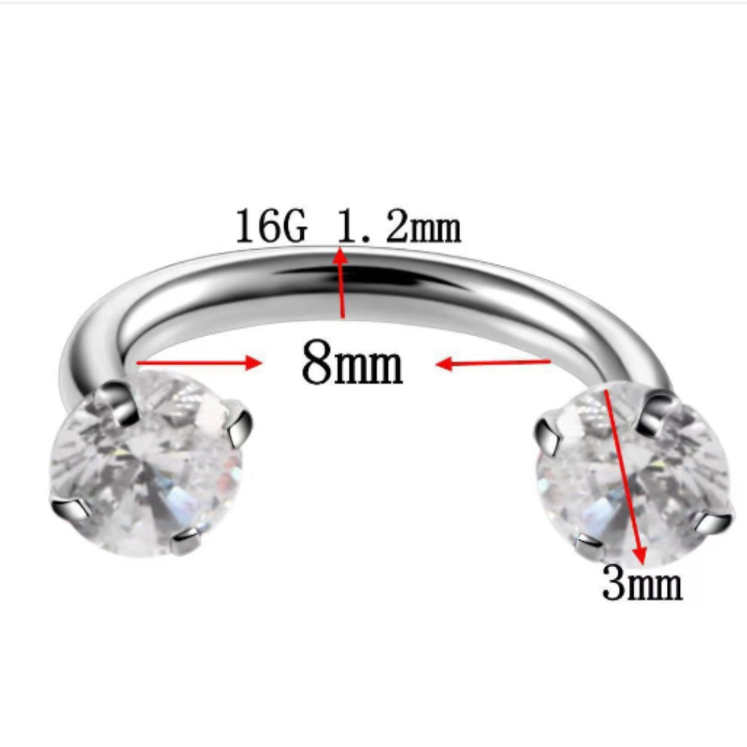 G23 Titanium Alloy Nose Ring – Hypoallergenic, Durable Piercing Jewelry