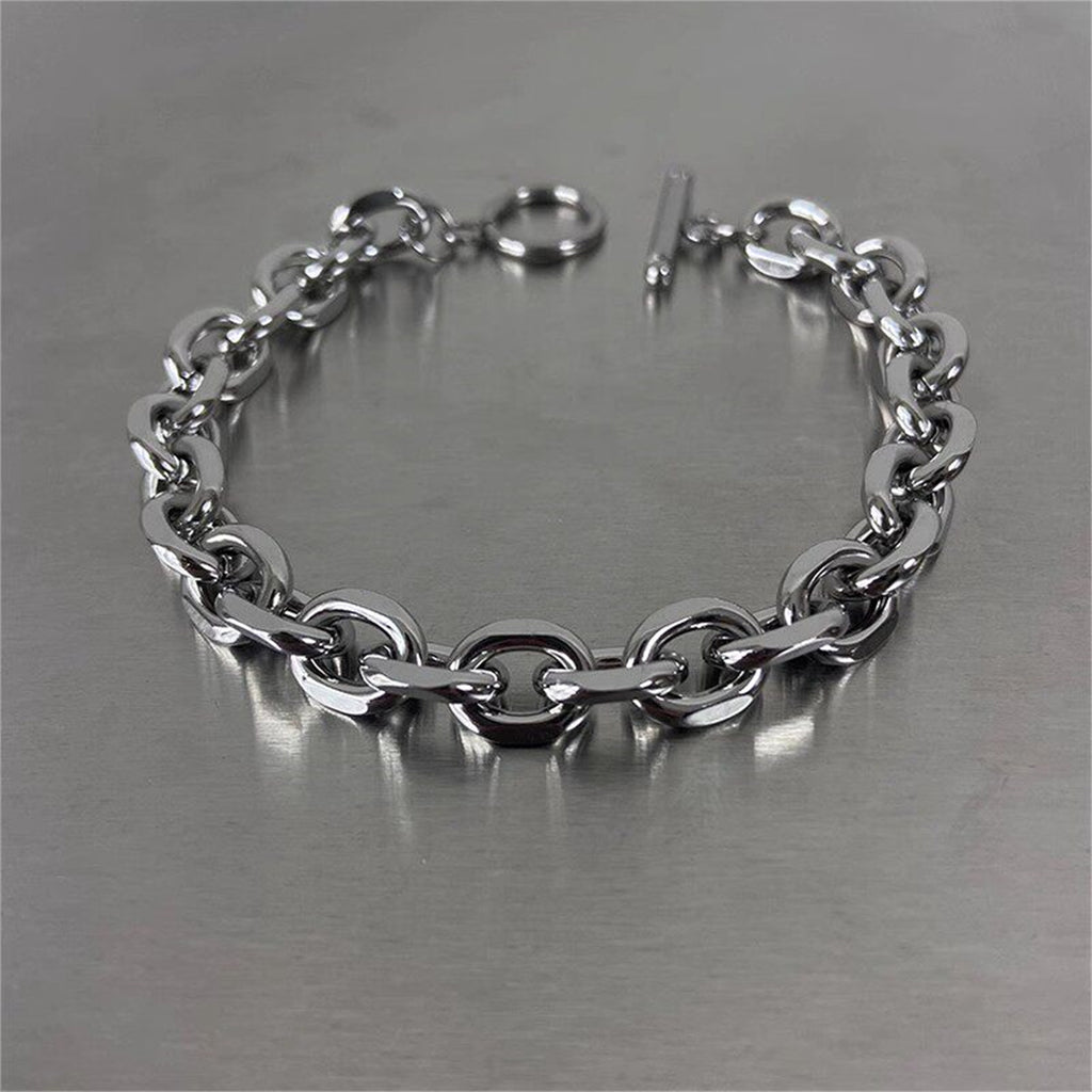 Men's S925 Sterling Silver Cuba Link Bracelet – Premium Quality Silver Chain Accessory
